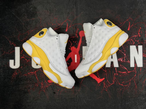 Air Jordan 13 Fred Jones Pacers PE White Yellow